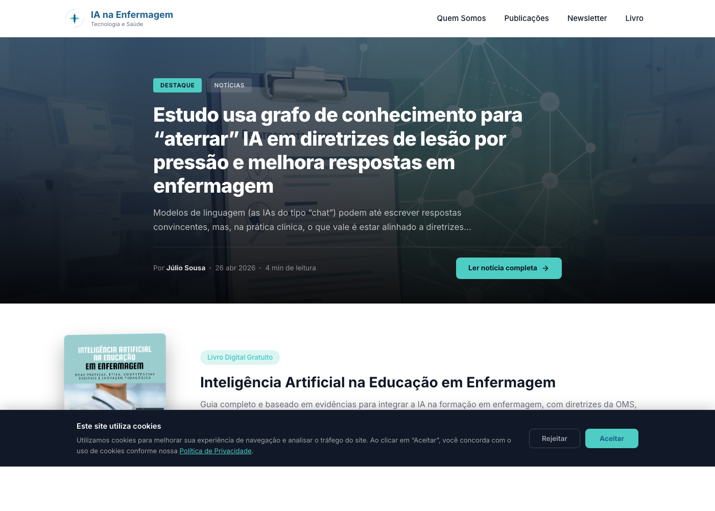 Site IA na Enfermagem